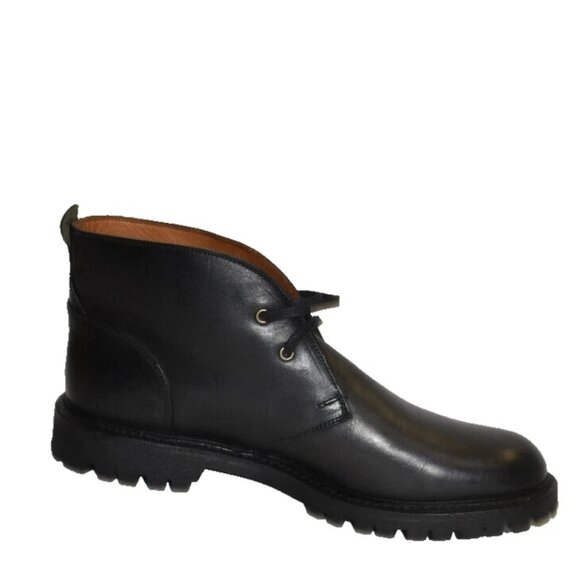New! ALLEN EDMONDS Chandler Lug Chukka Boot Black Leather Sz 10.5 D DD482 7553 main image 7